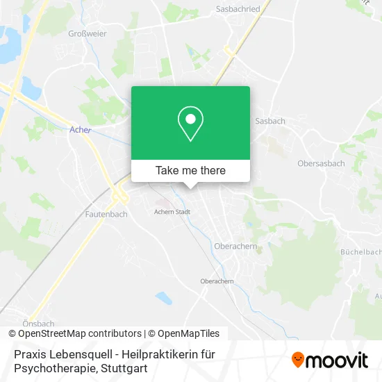 Карта Praxis Lebensquell - Heilpraktikerin für Psychotherapie