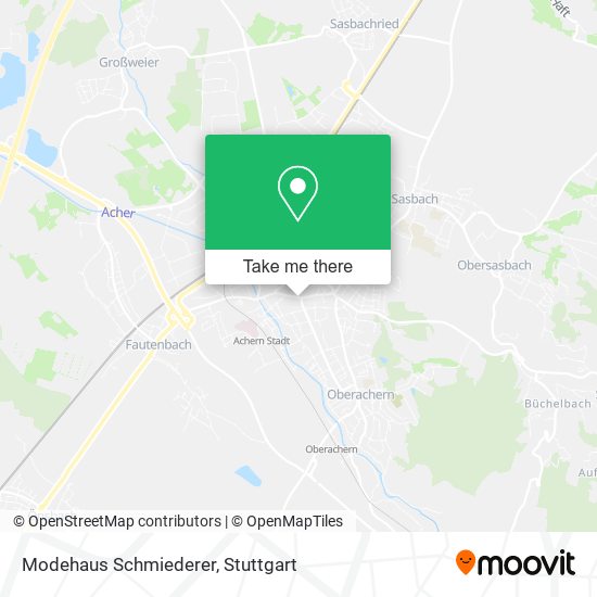 Modehaus Schmiederer map