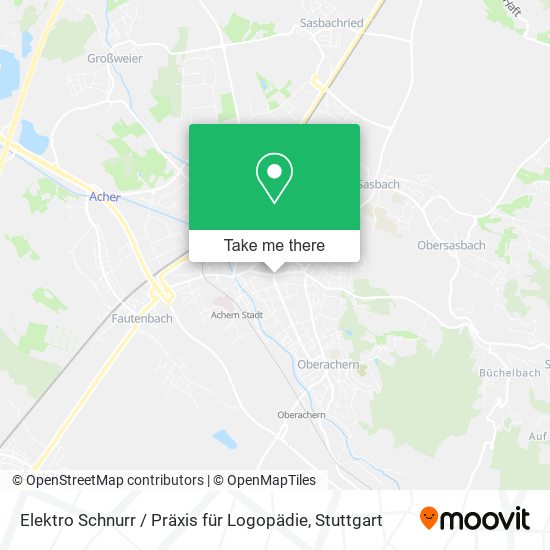 Карта Elektro Schnurr / Präxis für Logopädie