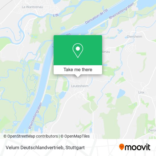 Velum Deutschlandvertrieb map