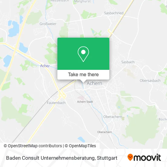 Карта Baden Consult Unternehmensberatung