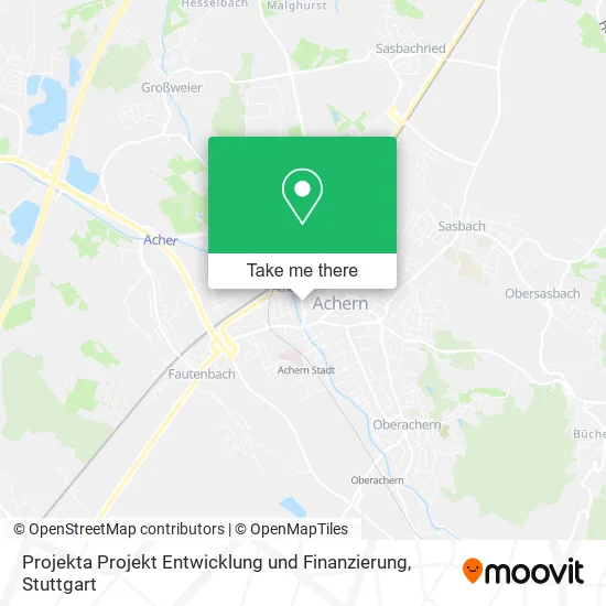 Карта Projekta Projekt Entwicklung und Finanzierung