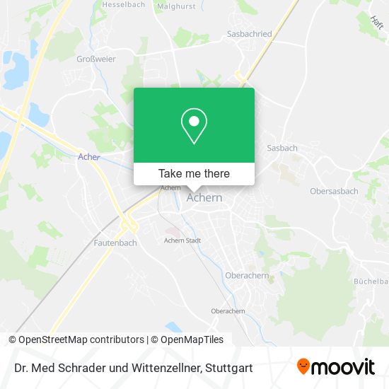 Dr. Med Schrader und Wittenzellner map