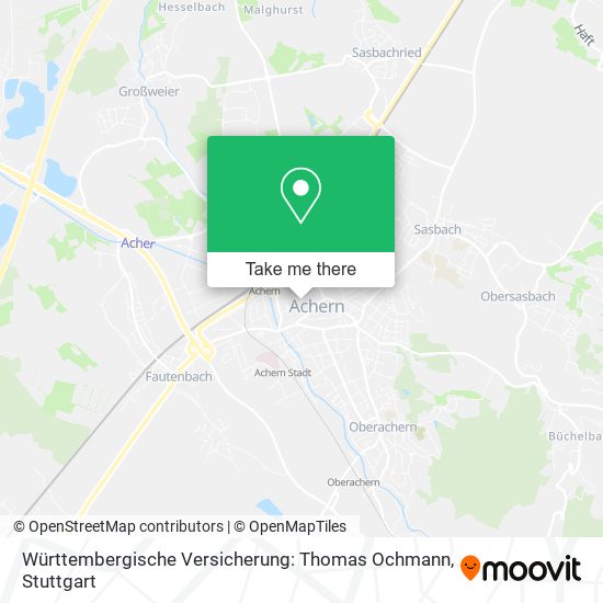 Württembergische Versicherung: Thomas Ochmann map