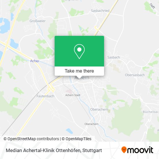 Median Achertal-Klinik Ottenhöfen map