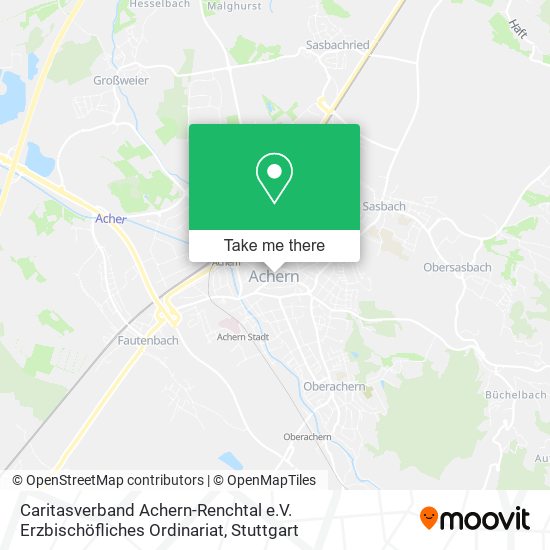 Caritasverband Achern-Renchtal e.V. Erzbischöfliches Ordinariat map