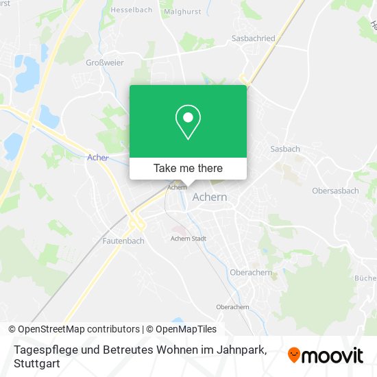Карта Tagespflege und Betreutes Wohnen im Jahnpark