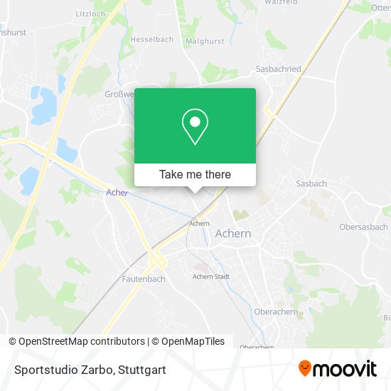 Sportstudio Zarbo map