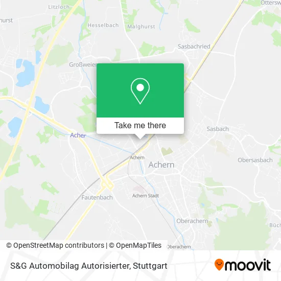 Карта S&G Automobilag Autorisierter