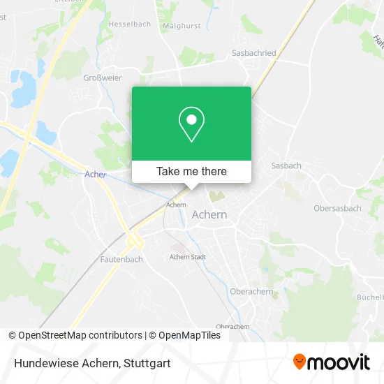 Карта Hundewiese Achern