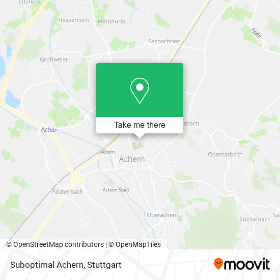 Suboptimal Achern map