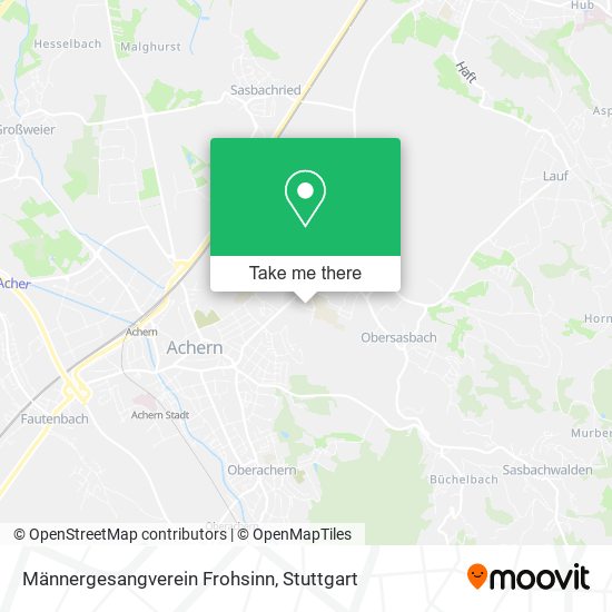 Männergesangverein Frohsinn map