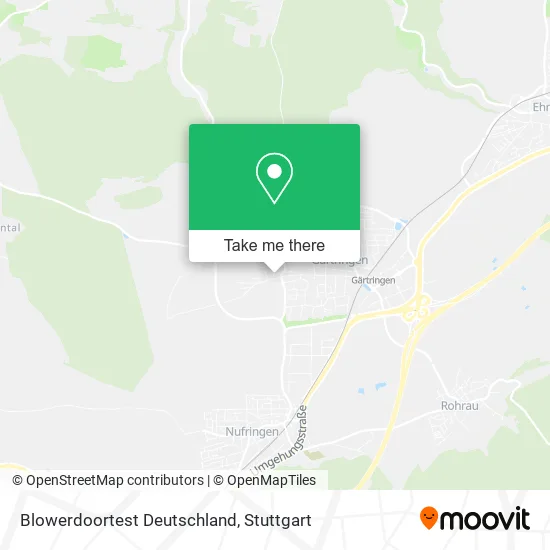 Карта Blowerdoortest Deutschland