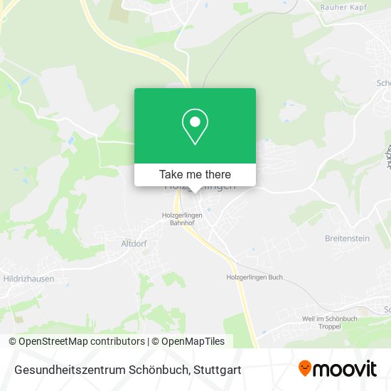 Gesundheitszentrum Schönbuch map