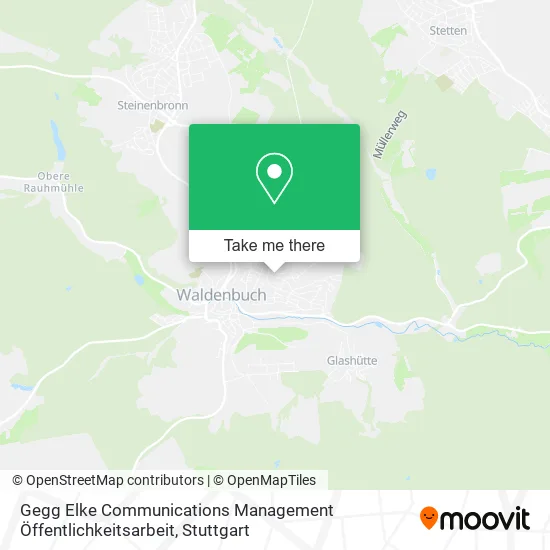 Карта Gegg Elke Communications Management Öffentlichkeitsarbeit