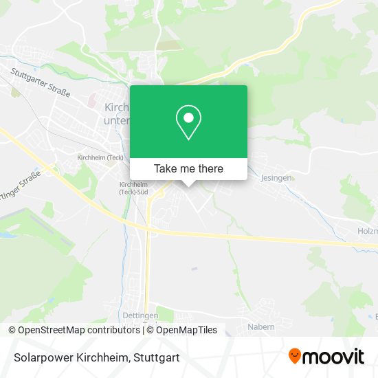 Solarpower Kirchheim map