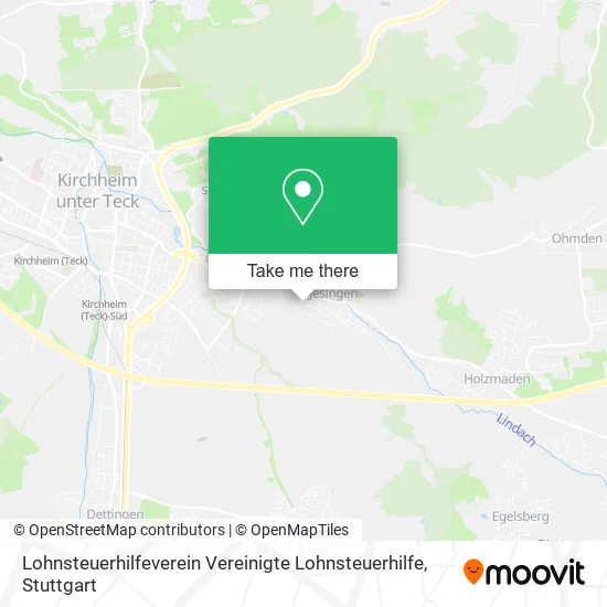 Карта Lohnsteuerhilfeverein Vereinigte Lohnsteuerhilfe