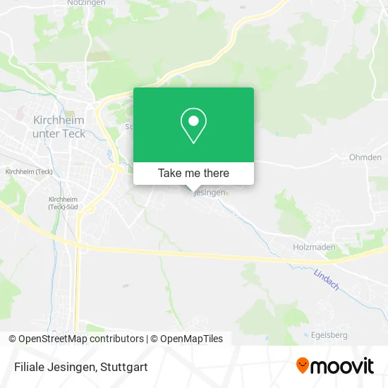 Карта Filiale Jesingen