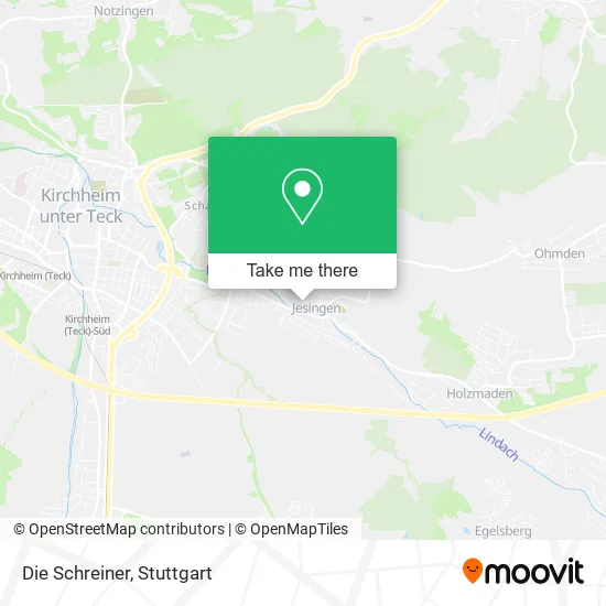 Die Schreiner map
