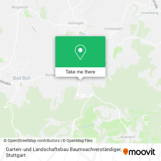 Карта Garten- und Landschaftsbau Baumsachverständiger