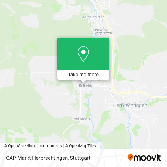 Карта CAP Markt Herbrechtingen