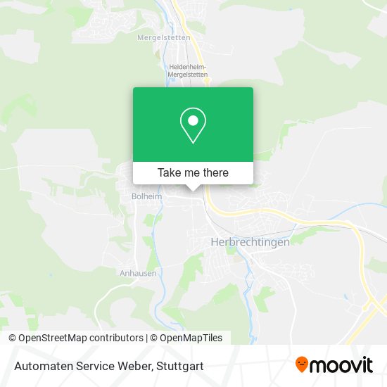 Automaten Service Weber map