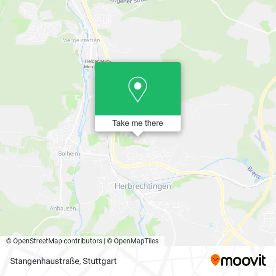 Карта Stangenhaustraße