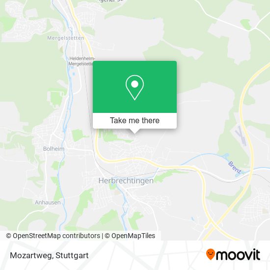 Карта Mozartweg