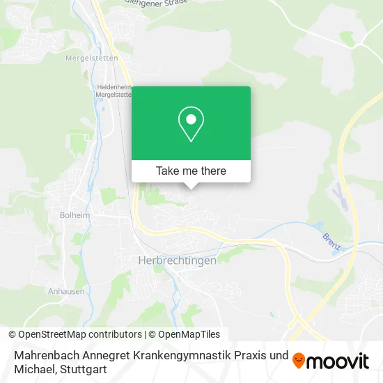 Карта Mahrenbach Annegret Krankengymnastik Praxis und Michael