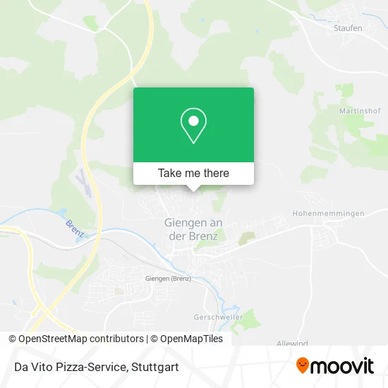 Карта Da Vito Pizza-Service