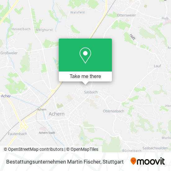 Bestattungsunternehmen Martin Fischer map