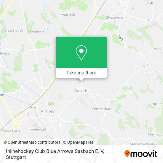 Inlinehockey Club Blue Arrows Sasbach E. V map