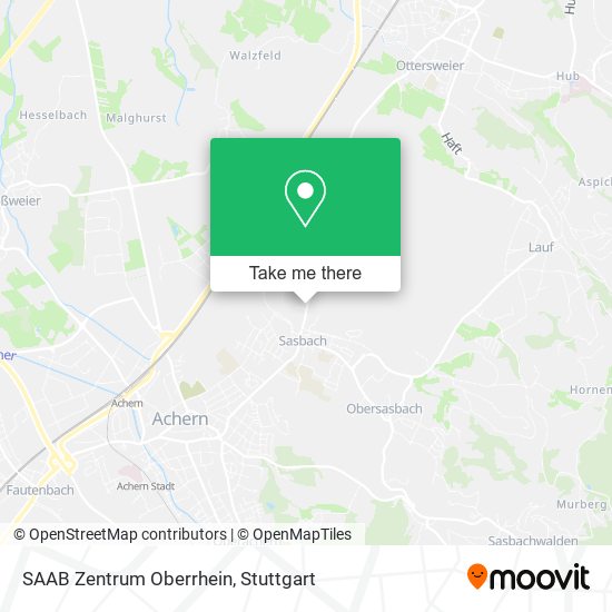 Карта SAAB Zentrum Oberrhein