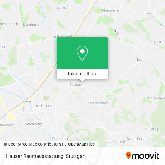 Hauser Raumausstattung map