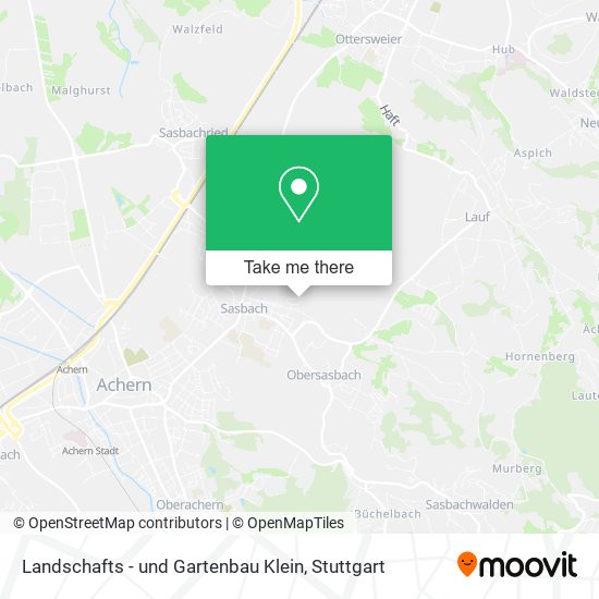 Landschafts - und Gartenbau Klein map