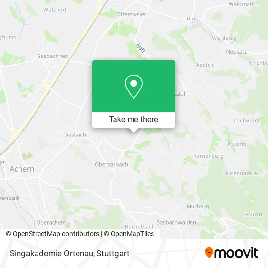 Карта Singakademie Ortenau
