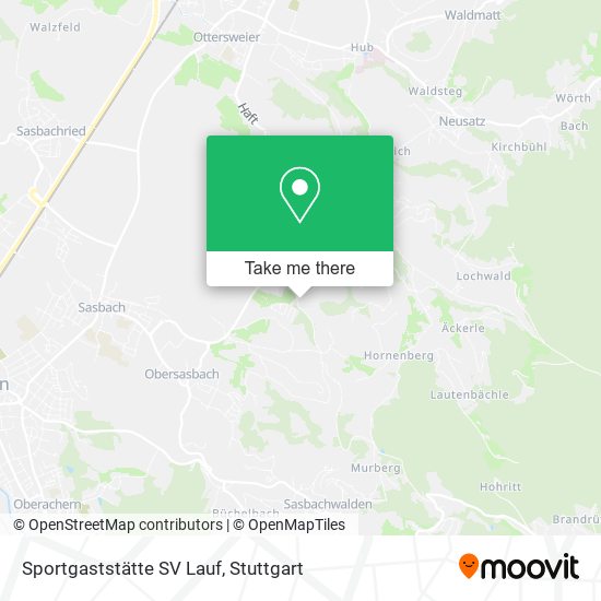 Sportgaststätte SV Lauf map