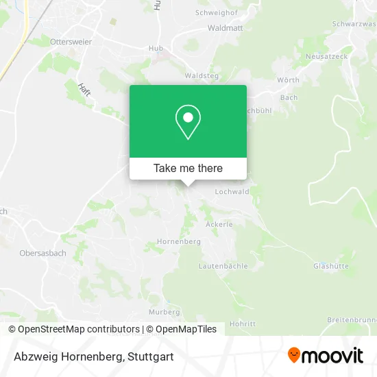 Abzweig Hornenberg map