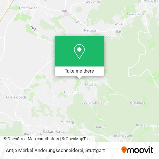 Antje Merkel Änderungsschneiderei map