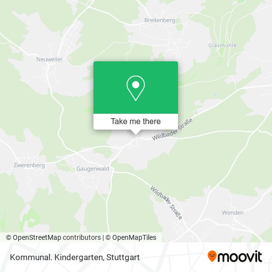 Kommunal. Kindergarten map