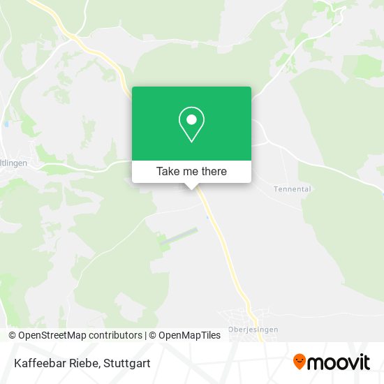 Карта Kaffeebar Riebe