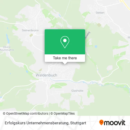 Карта Erfolgskurs Unternehmensberatung