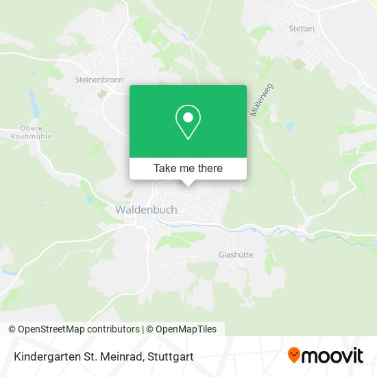 Kindergarten St. Meinrad map