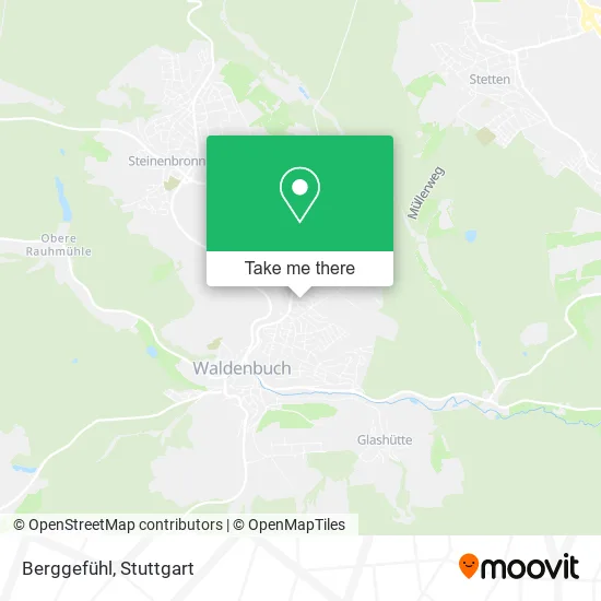 Карта Berggefühl