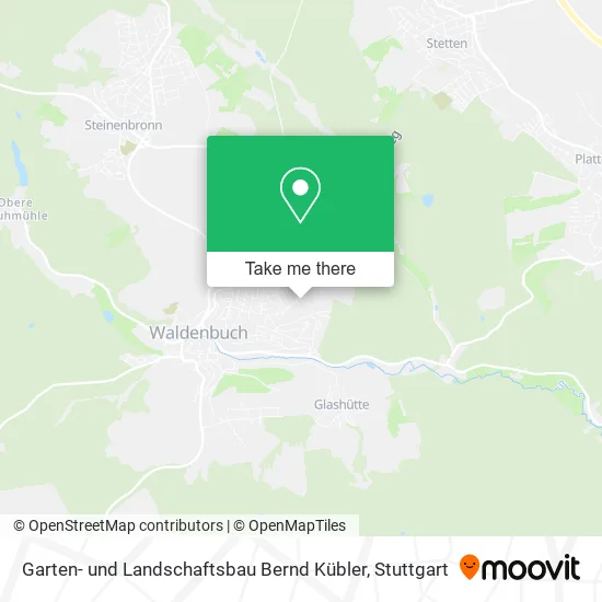 Карта Garten- und Landschaftsbau Bernd Kübler