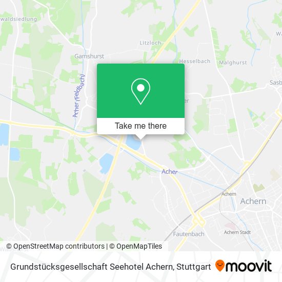 Grundstücksgesellschaft Seehotel Achern map