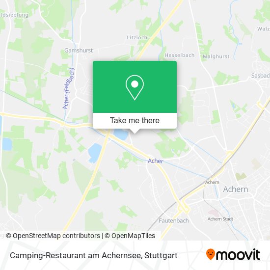 Карта Camping-Restaurant am Achernsee