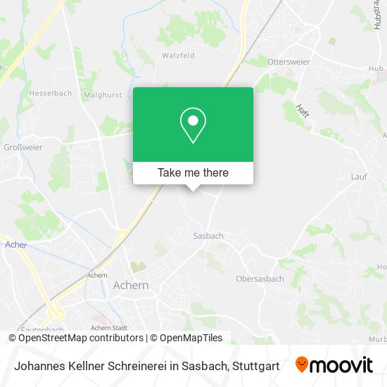 Johannes Kellner Schreinerei in Sasbach map