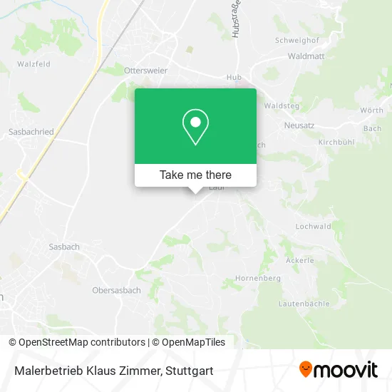 Карта Malerbetrieb Klaus Zimmer