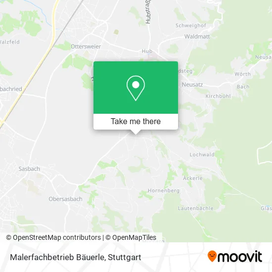 Карта Malerfachbetrieb Bäuerle